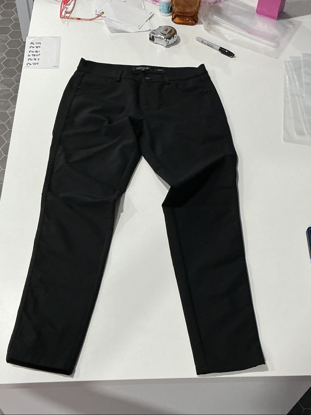 Lafayette 148 New York Black Women's Tailored Trousers